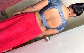 Komal Was Taking a Bath and Her Brother in Law Was Quietly Watching Her From the Door