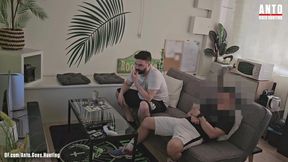 My Gay-For-Pay pal "Chris" (who has caught me jacking before), asks me about last time and surprises