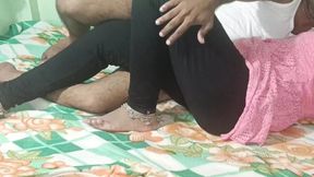 Cute House Wife Shares Bed with Neighbor When Husband Is Not Home