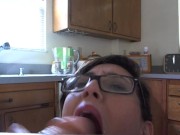 JustAmber dildo blowjob with dirtytalk