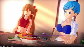 My Hentai Fantasy - The Deal With Asuka From Evangelion To Fuck Her Pink Pussy