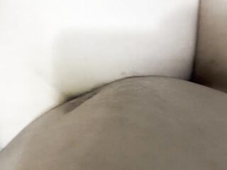 I get on top of her and screw her until I cum massively on her back