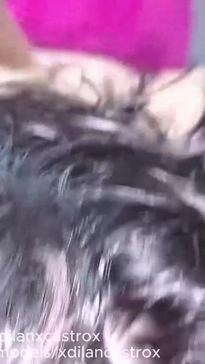 My Roommate Catches Me on Him and I Fuck His Ass Bareback, Creampie