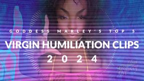 Goddess Marley's Top 5: Virgin Humiliation Clips [2024]