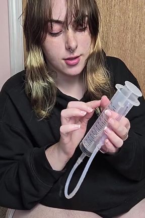 Enema Syringe Farts