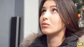 Hung Collector Permits Cutie To Pay The Debt Using Her Cunt