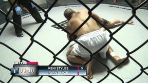 Babe gets her cum in mouth after being a fuck-prize for the winner