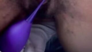 Black Babysitter Masturbates While the Parents are Away