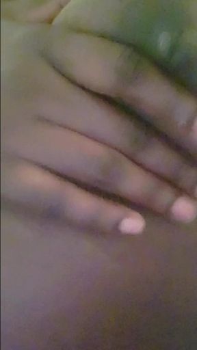 Playing with my boobs titti massage