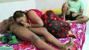 Desi Bengali Wife Threesome Sex! with Clear Desi Audio