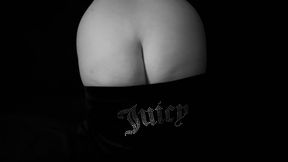 Juicy Couture Pants Pulled Down and Vibrator Orgasm