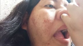 Toilet Paper and Finger Nose Cleaning