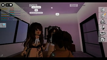 Amigas do job transam com ele no Roblox brookhaven em trio sexual