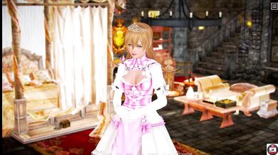 Playthrough crashes hard blonde BDsm harem princess gets it in the game