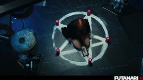 Anal Queen Veronica Leal Gets Fucked In The Ass by Redhead Shemale Futa Witch -