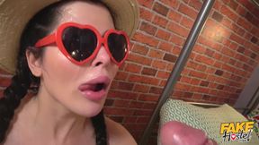 Brunette lustful whore stimulant sex clip