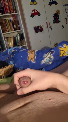 21 years old Cumshot While Girlfriend Is Not In The Room
