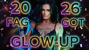 2026 FAGGOT GLOW-UP - MistressRavenFD captivates you into Encouraged Bi for the New Year giving you a cum countdown She calls you a faggot.