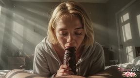 blonde shakes her tits and tries to seduce her best friend [ai]