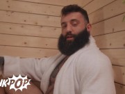 TWINKPOP - Ryan Bailey Takes A Look At Markus Kage's Cock Before Getting On His Knees To Suck It