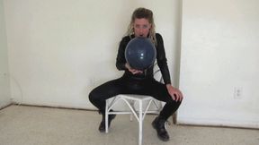 Boots & Catsuit Dark Loons Empty Room Popping Fun - Mp4