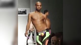 Black Crossdresser in Fierce Runway Show