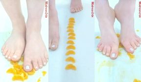 White Toes Foodie Foot Play