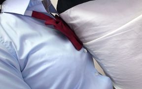 Shizuku Arita in uniform explores wild positions in steamy session