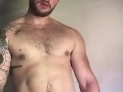 Matthew Camp nude flexing and jerking