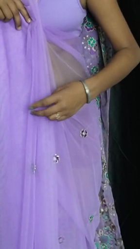 My stepbrother picked up my saree and fucked me a lot.   Clip 1