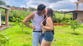 Fucking Outdoors on My College Best Friend's Farm