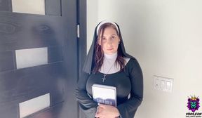 Yinyleon Hot Devoted Nun With Rounded Huge Ass Anything To Save A Soul cum dgs