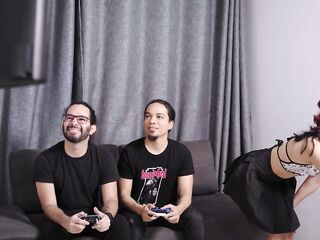 I caught my girlfriend cheating on me with my superlatively good ally so we double penetration her.