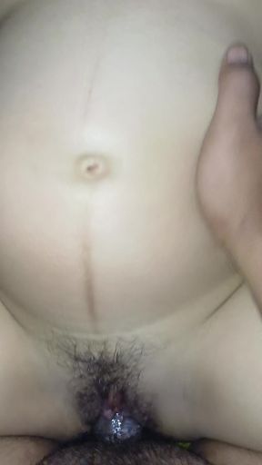 18-year-old Pregnant Girl Is Very Passionate with Her Sighs