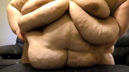 SSBBW GoddesOfGluttony Breasts, Belly, And Rolls Shaking