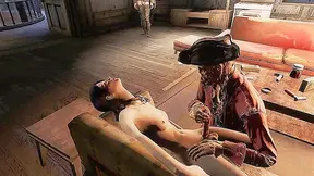 Hancock Seduces Shemale Trickys Zombie Form in Steamy Fallout XXX Scene