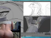 Femboy dev stream: made a snake~ (fap at ~50:52)