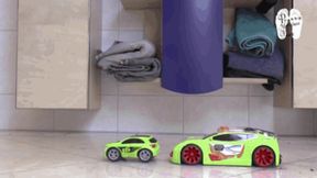 Cars under Fila Sneakers floor view