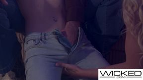 Wicked - Hot Blonde & Brunette Each Take Their Turn To Get Fucked Good