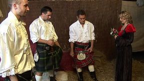 Alexis May Dets Double Penetrated By Men In Kilts In Hot Group Sex Gangbang