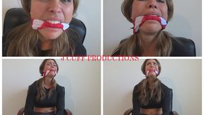 Anastasia: Duct taped and cleave gagged (The Joystick Struggle!)