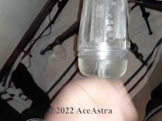 CD Femboy Fucking Fleshlight Flight with Internal Cumshot Bonus