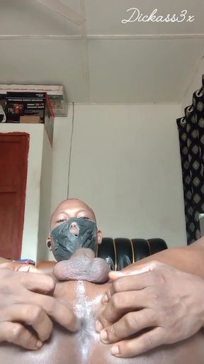Key moment from &quot;Big BBC masturbating under alone&quot;