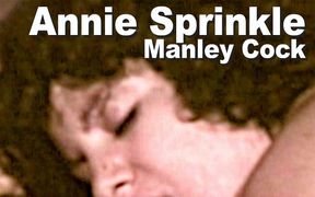 Annie Sprinkle & Manley cock suck fuck facial