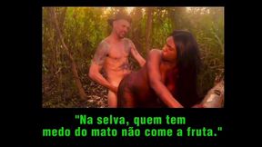 na selva, quem tem medo do mato nao come a fruta.