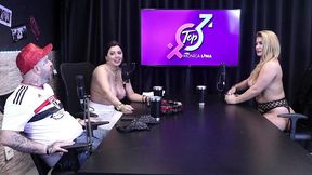 colocando a loira de 4 e tirando sua calcinha, ficando pelada - bruna ferraz