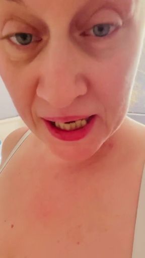 White Underwear Lady