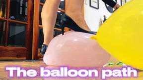 The balloon path