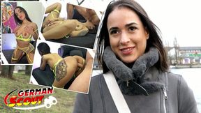 LydiaMaus96's raw casting fuck fest for German Scout: tattooed ass&#x1F351; & droopy tits exposed