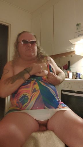 A PERFECT BIG ASS WIDE OPEN BALLS HANGING REAL TITS